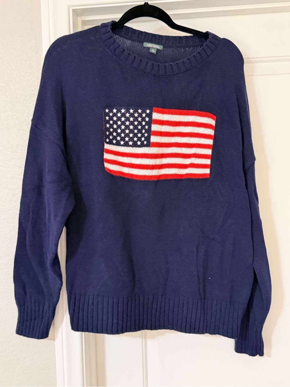 wild fable Navy Ribbed Crewneck Sweater